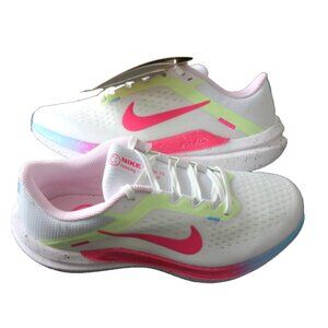 Nike Women's Air Winflo 10 Running Shoes White Hyper Pink Barely Volt Sizes NEW